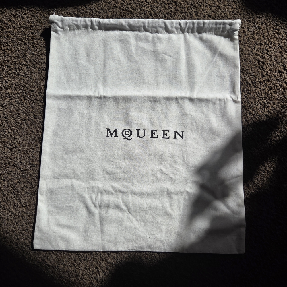 Alexander McQueen White Dust Bag